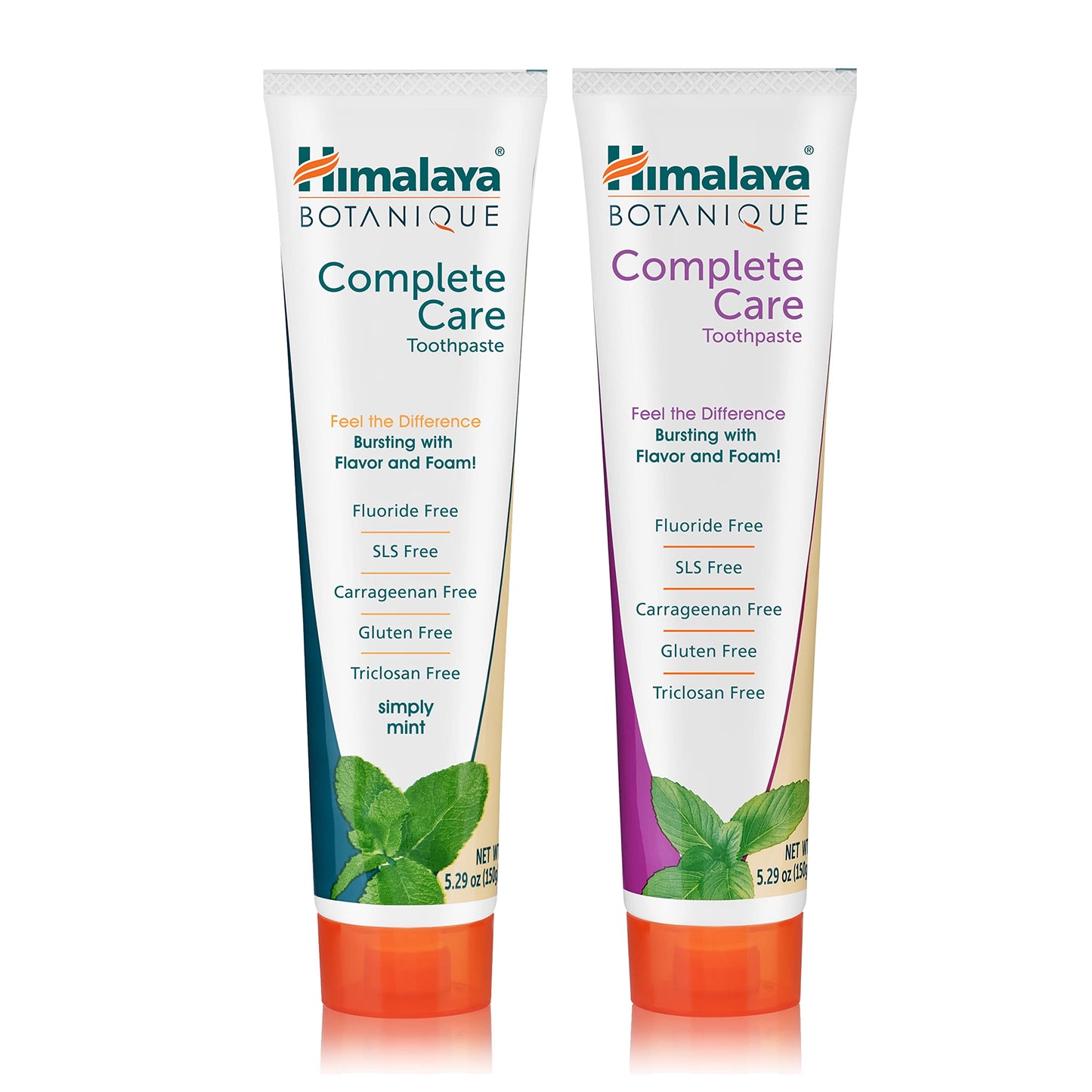 Himalaya Botanique Complete Care Toothpaste – Herbal Mint, Fluoride Free, 5.29 oz