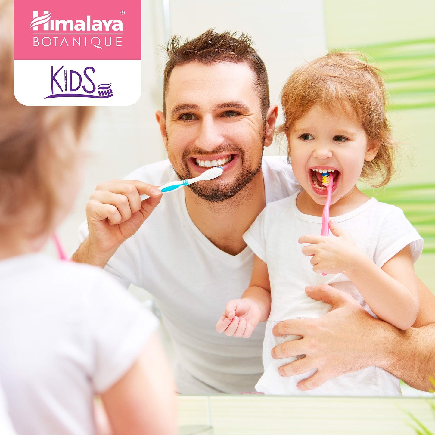 Himalaya Botanique Kids Toothpaste with Xylitol - Bubble Gum, SLS Free, Fluoride Free, 4 oz