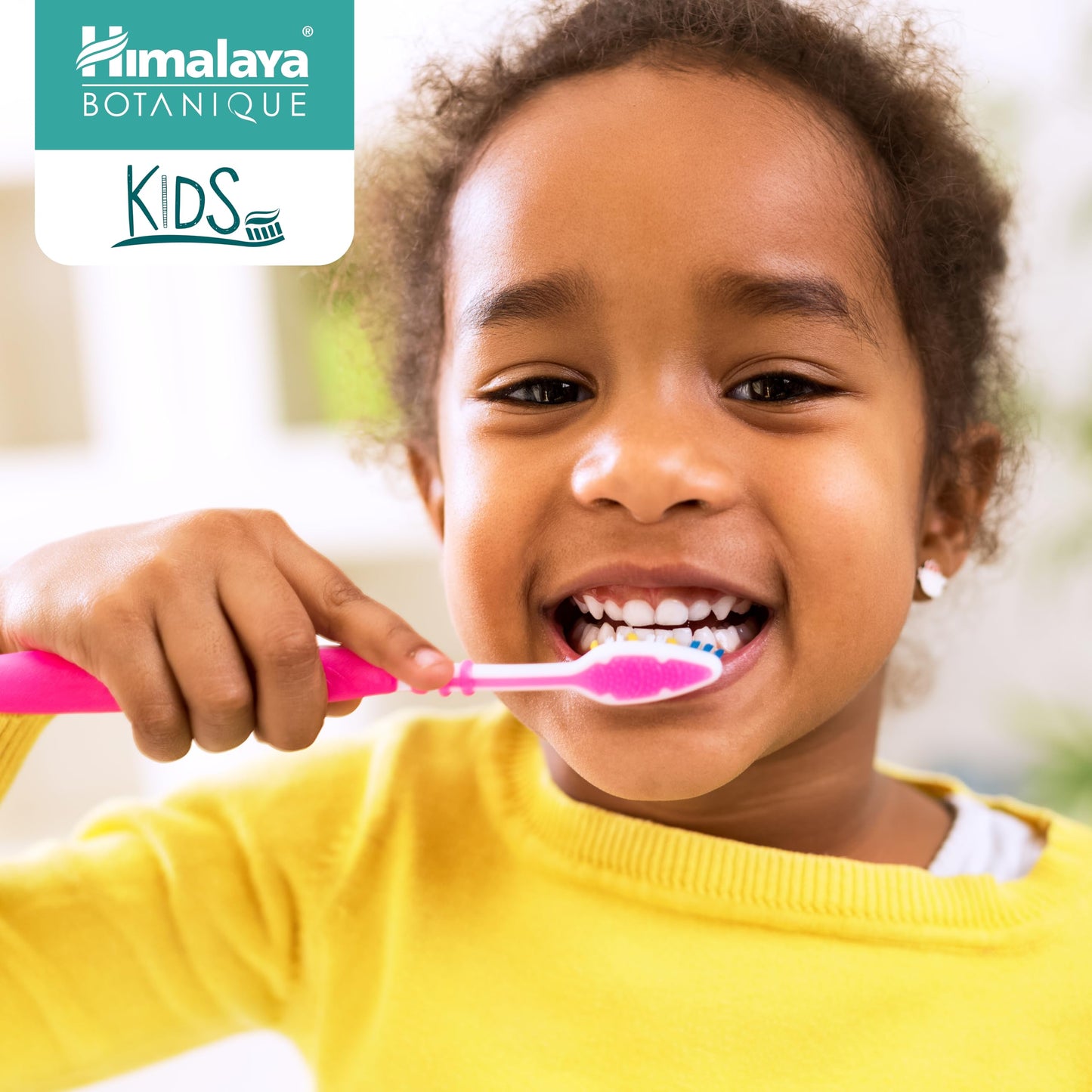 Himalaya Botanique Kids Toothpaste – Herbal Mint, Fluoride & SLS Free | 4 oz x 2