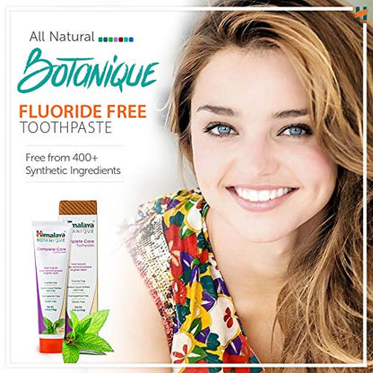 Himalaya Botanique Complete Care Toothpaste – Spearmint, Fluoride Free, SLS Free