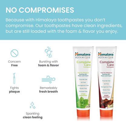 Himalaya Botanique Complete Care Toothpaste – Herbal, Fluoride Free