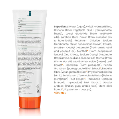 Himalaya Botanique Whitening + Hydroxyapatite Toothpaste - Mint | Vegan & Gluten-Free (Pack of 2)