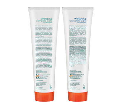 Himalaya Botanique Whitening Complete Care Toothpaste – Mint & Peppermint, Fluoride-Free