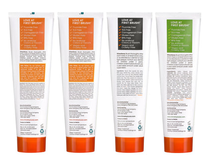 Himalaya Botanique Whitening Antiplaque Toothpaste – Variety Pack Mint (4 x 4 oz) | Fluoride Free, Vegan, Gluten Free