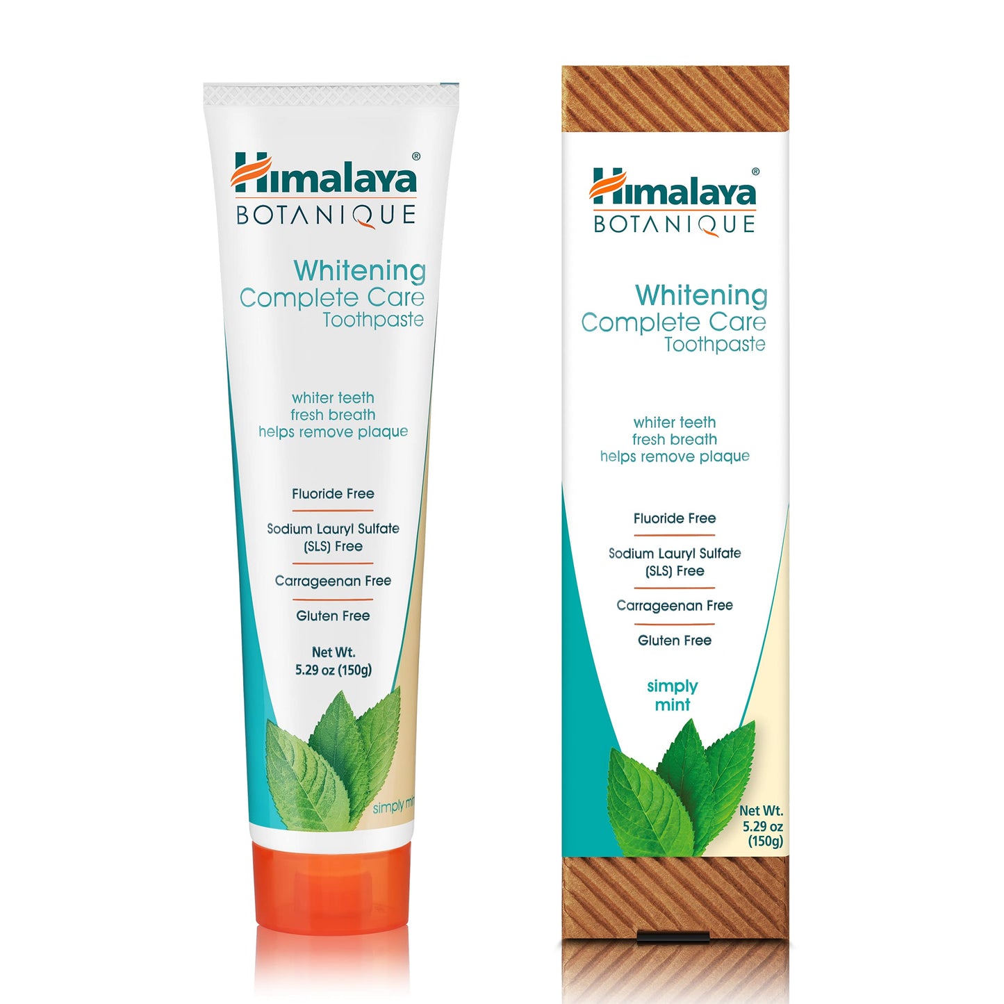 Himalaya Botanique Complete Care Whitening Toothpaste – Simply Mint, 5.29 oz