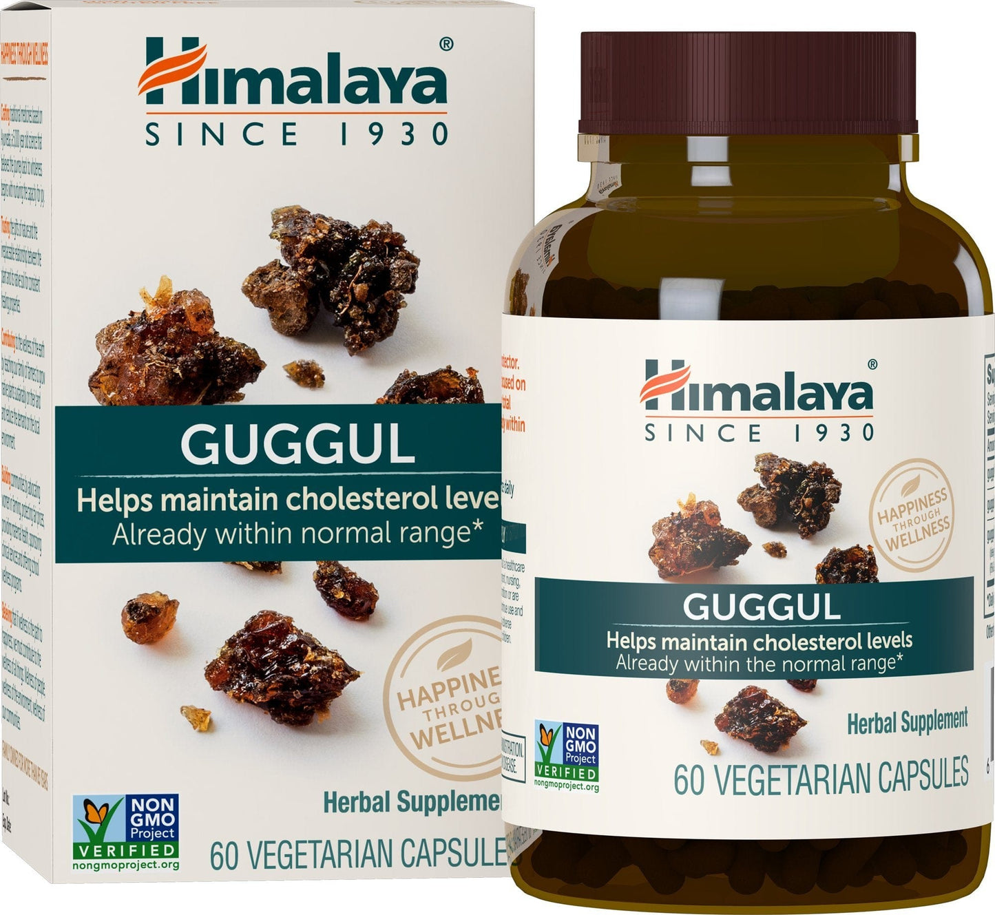 Himalaya Guggul - Liver Support & Cholesterol Health (Vegan, Non-GMO, Gluten Free) - 720 mg, 60 Capsules