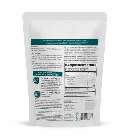 Himalaya Organic Psyllium Husk Powder – Daily Fiber, 12 oz