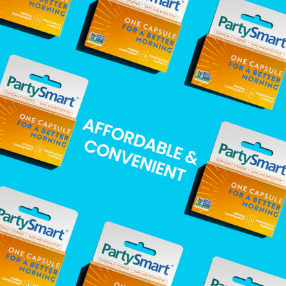 Himalaya PartySmart | 10 Capsules for a Smoother Morning After Drinking – Plant-Based, Vegan, Gluten Free