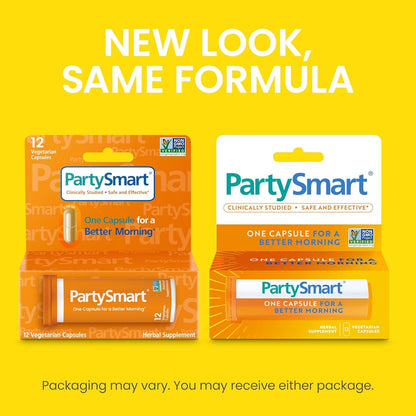 Himalaya PartySmart, 12-Capsule Tube – Plant-Based Morning-After Support