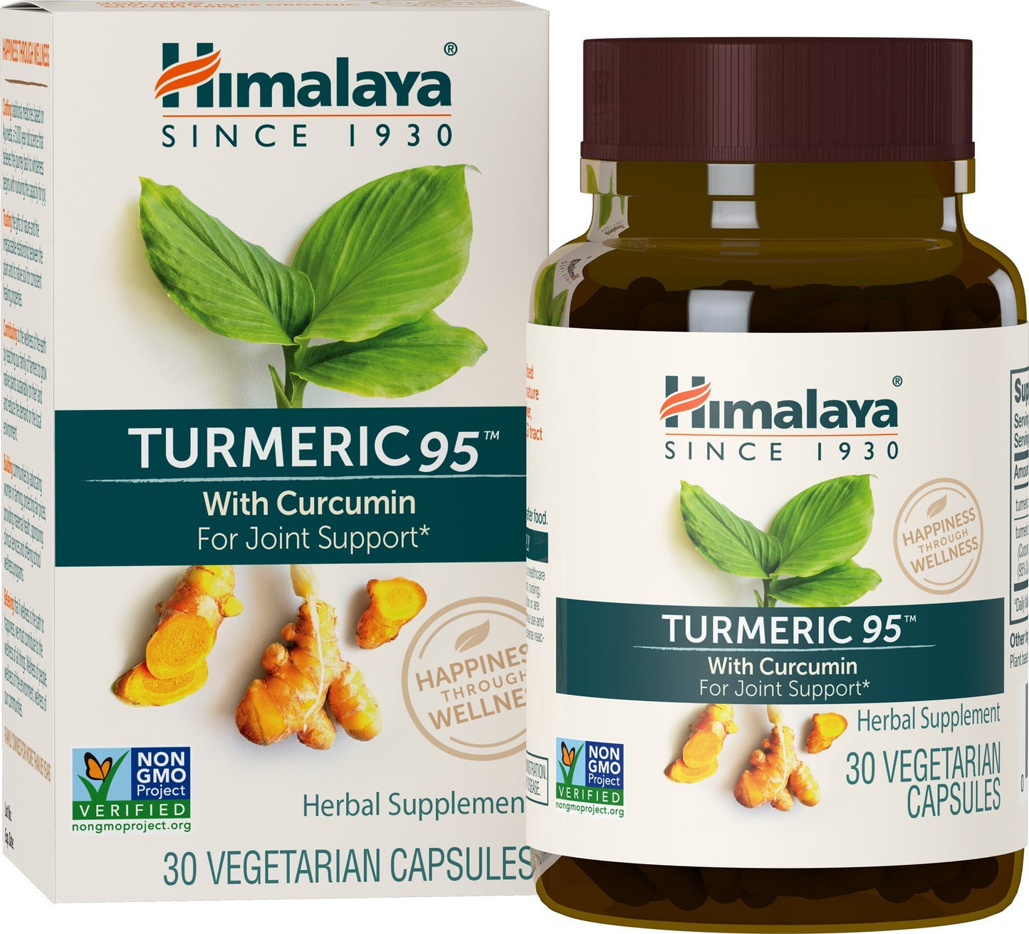 Himalaya Turmeric 95 – 600 mg, 30 Capsules | Joint Support, 95% Curcuminoids