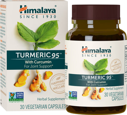 Himalaya Turmeric 95 – 600 mg, 30 Capsules | Joint Support, 95% Curcuminoids