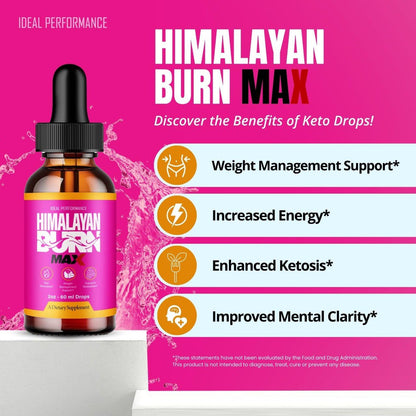 Himalayan Burn Drops Max – Himalayan Burn MAX Drops (5 Pack) | All-Natural Liquid Formula