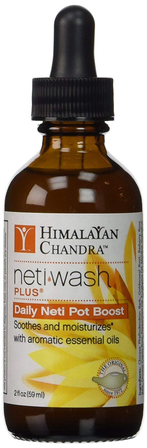 Himalayan Chandra Neti Wash Plus — Zinc-Free Herbal Nasal Rinse 2 oz