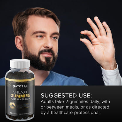 Himalayan Shilajit Gummies 800mg – Lab-Tested & Sugar-Free
