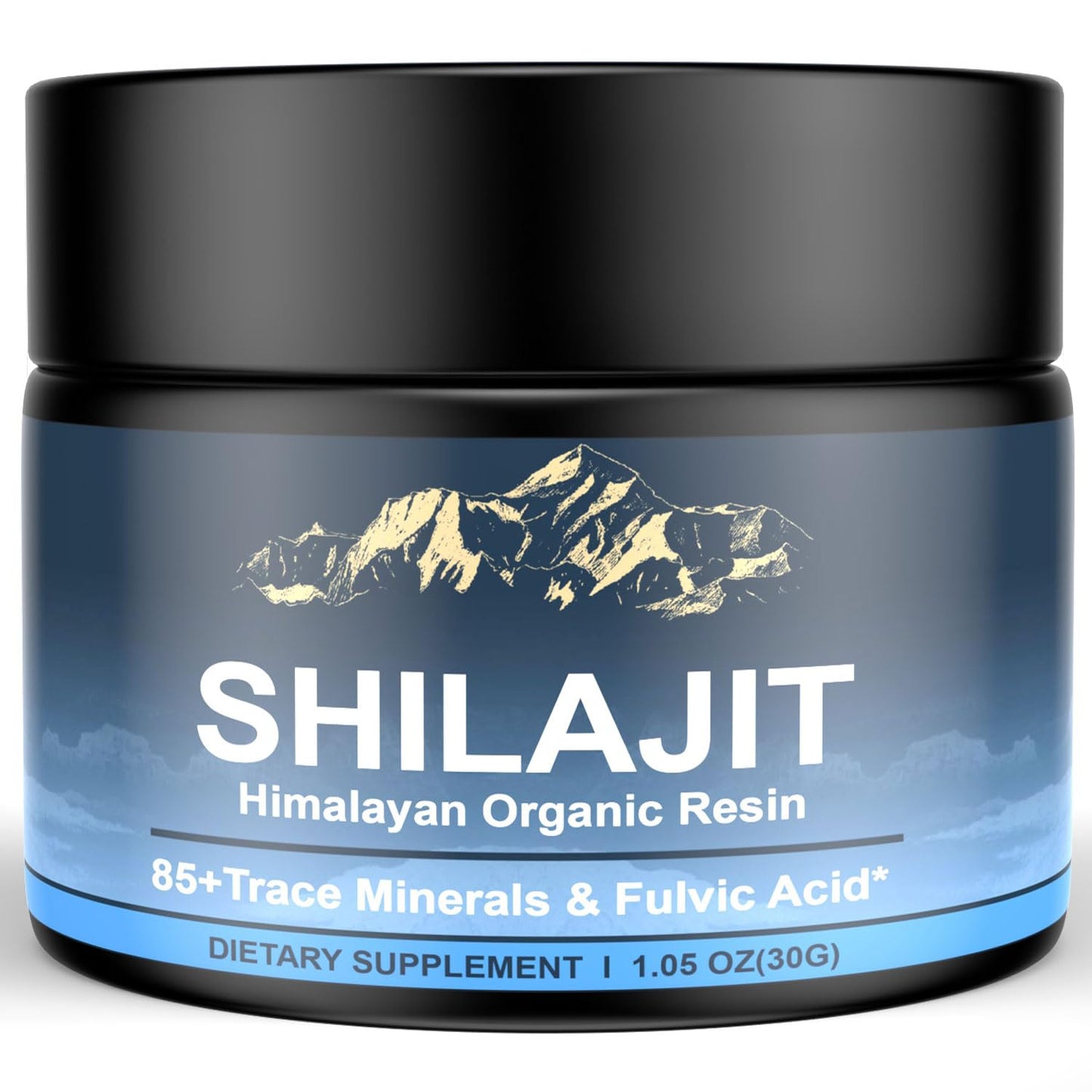 Himalayan Shilajit Resin 600mg – 85+ Minerals, Fulvic Acid | Energy & Immunity