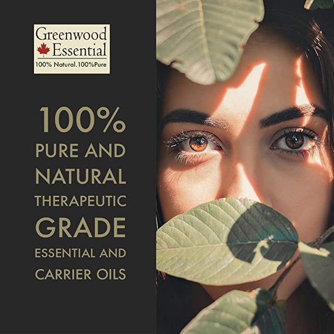Greenwood Essential Hinoki Essential Oil (Chamaecyparis obtusa) with Glass Dropper – 5ml | Pure, Non-Greasy, Lightweight