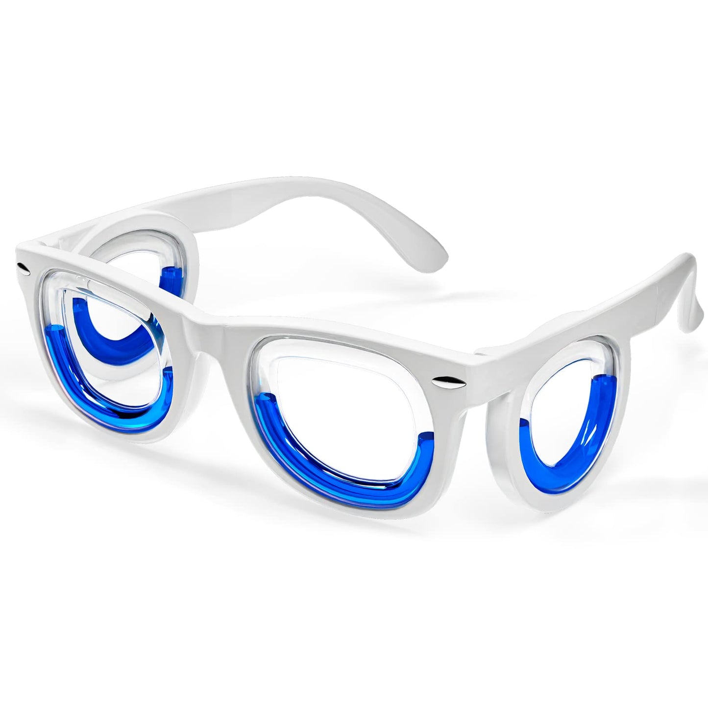 Hion Kids Anti-Motion Sickness Smart Glasses (3-8 Years) – Ultra-Light Travel Glasses for Nausea Relief (White)