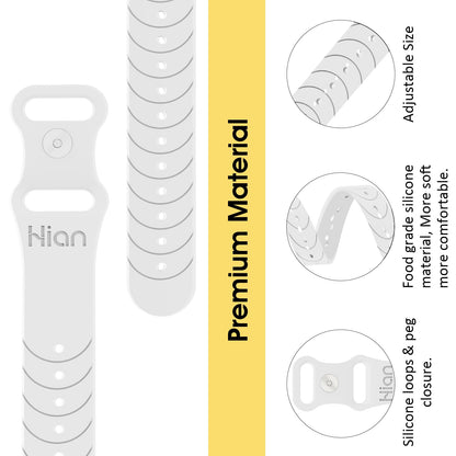 Hion Motion Sickness Bracelets — Acupressure Wristbands (3 Pairs: Black Blue White)