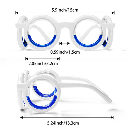 Hion Motion Sickness Glasses – Ultra-Light, Drug-Free Travel Relief (2 Pairs)