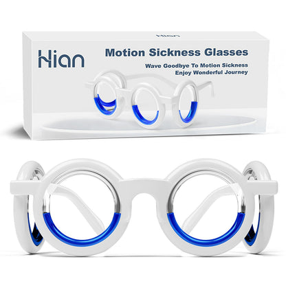 Hion Motion Sickness Glasses - Ultra-Light, No-Lens Liquid Glasses for Cars, Boats & Planes