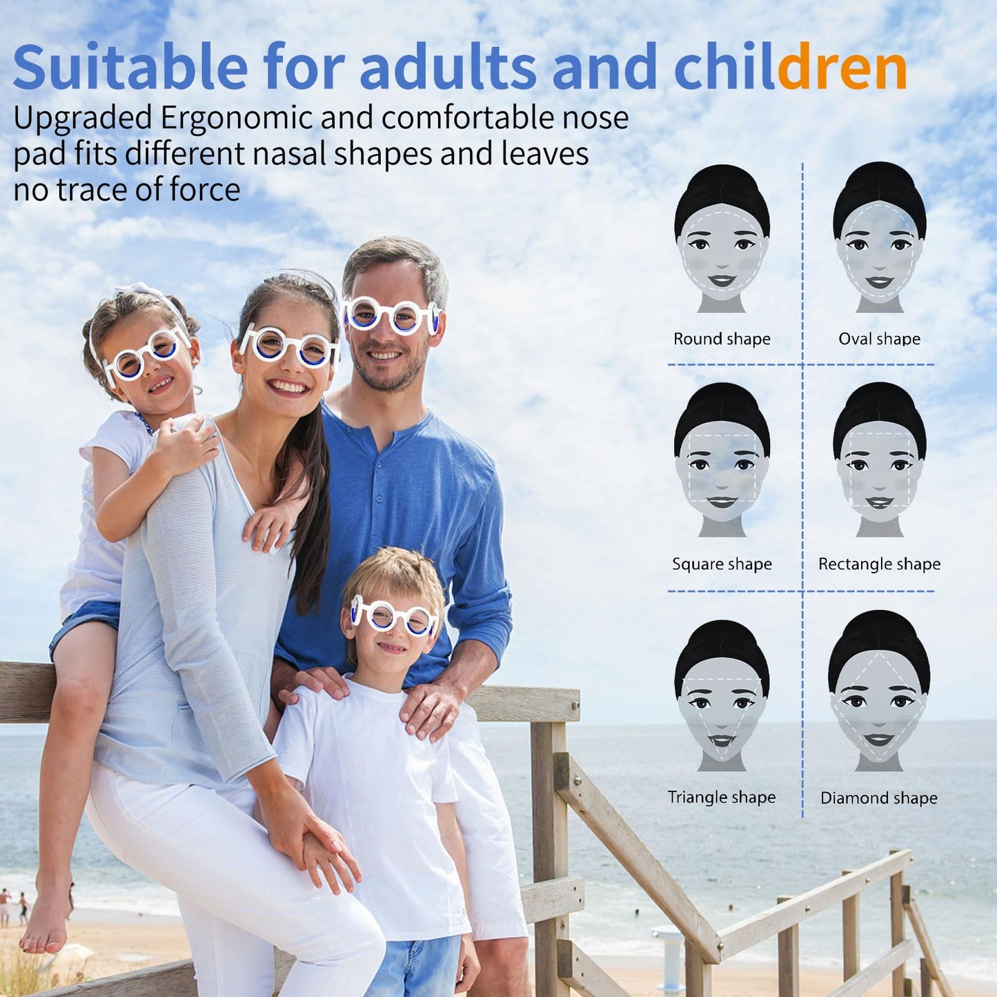 Hion Motion Sickness Glasses – Ultra-Light, Drug-Free Travel Relief (2 Pairs)