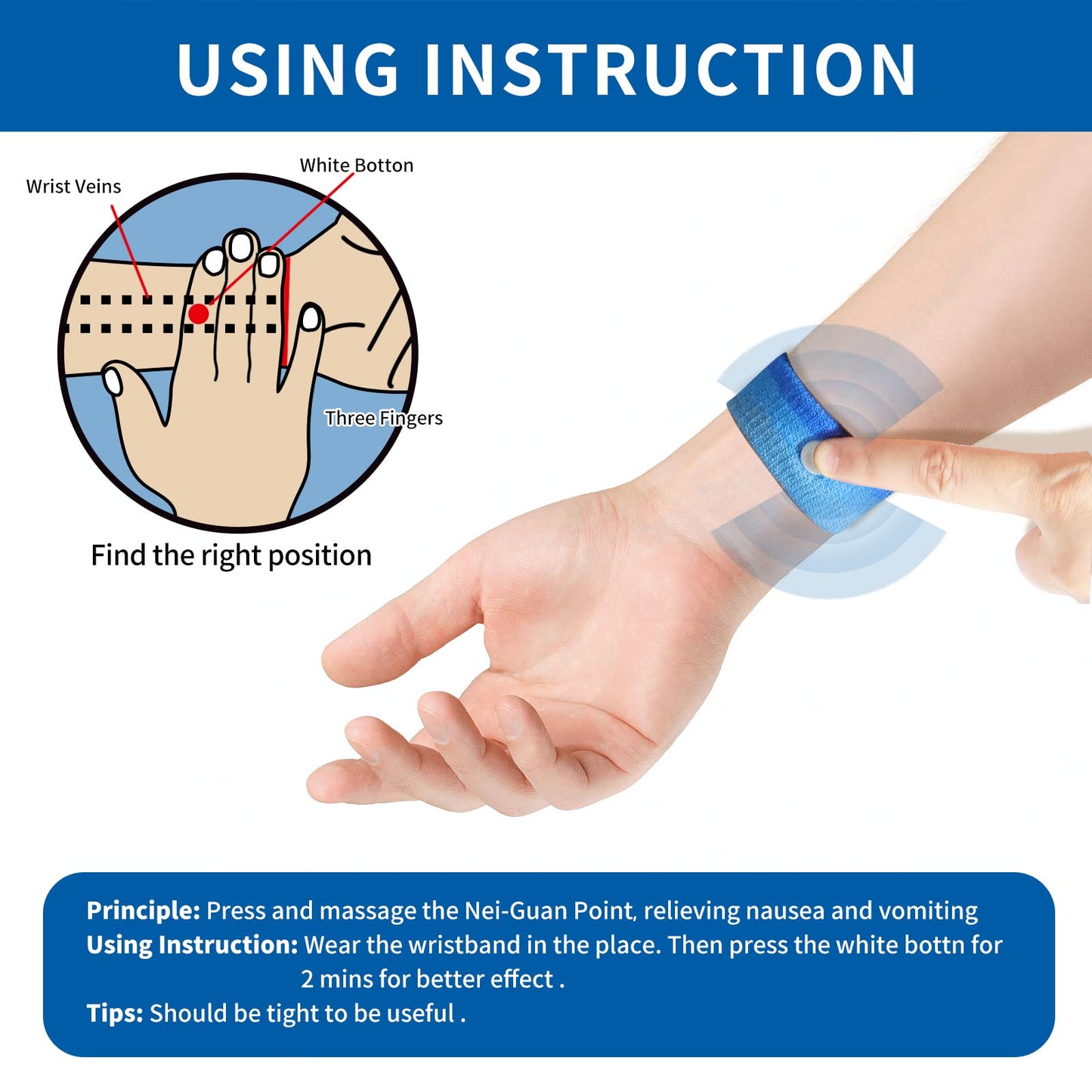 HIONXMGA 6 Pairs Motion Sickness Bands | Natural Nausea Relief for Travel