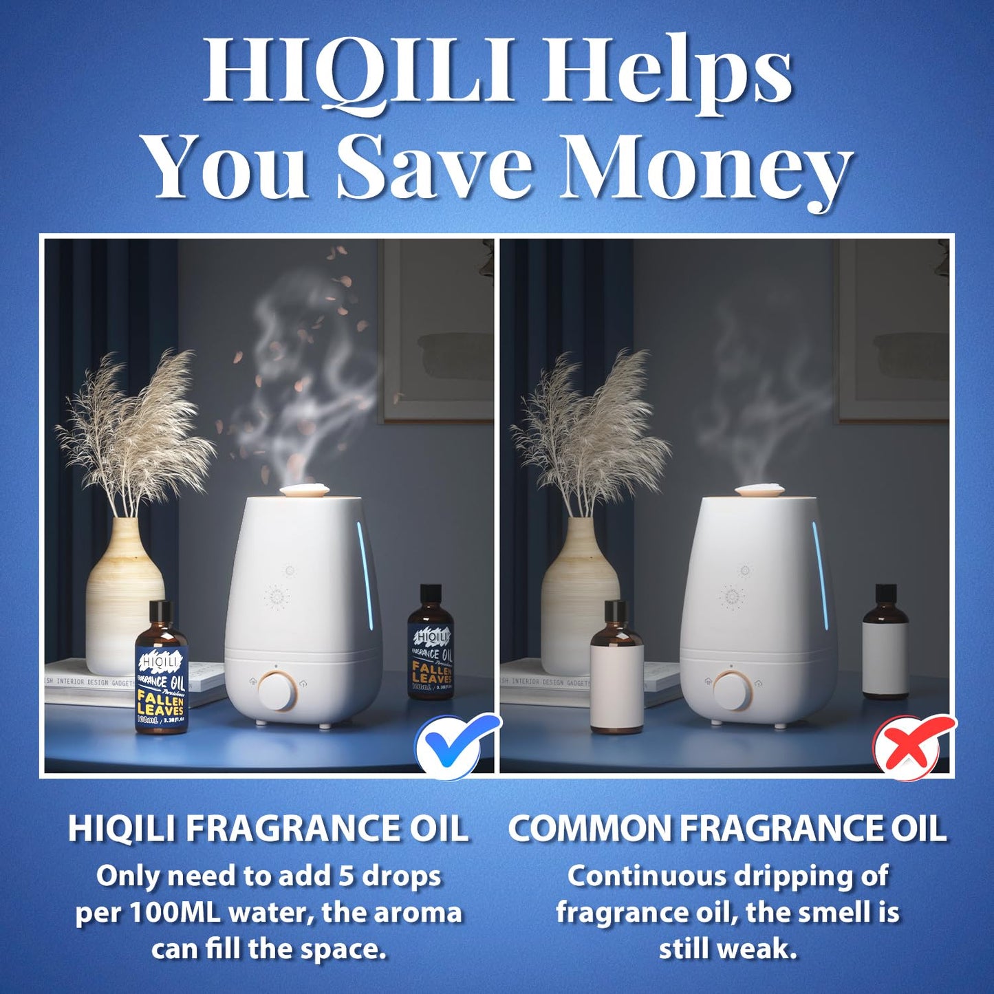 HIQILI Fallen Leaves Fragrance Oil 100ml - Diffuser, Soap & Candles