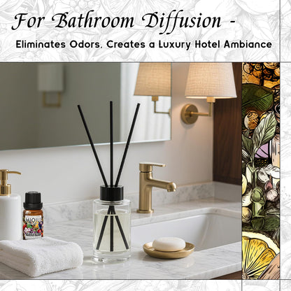 HIQILI Aqueous Bloom Diffuser Oil – Long-Lasting Scent for Large Spaces | Pets & Home (0.34 fl oz)