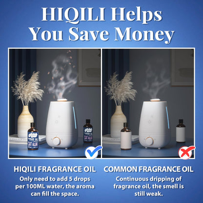 HIQILI Cat Allure Essential Oil 100ml | Fresh Fragrance for Aromatherapy, Diffusers, Candles & Soap