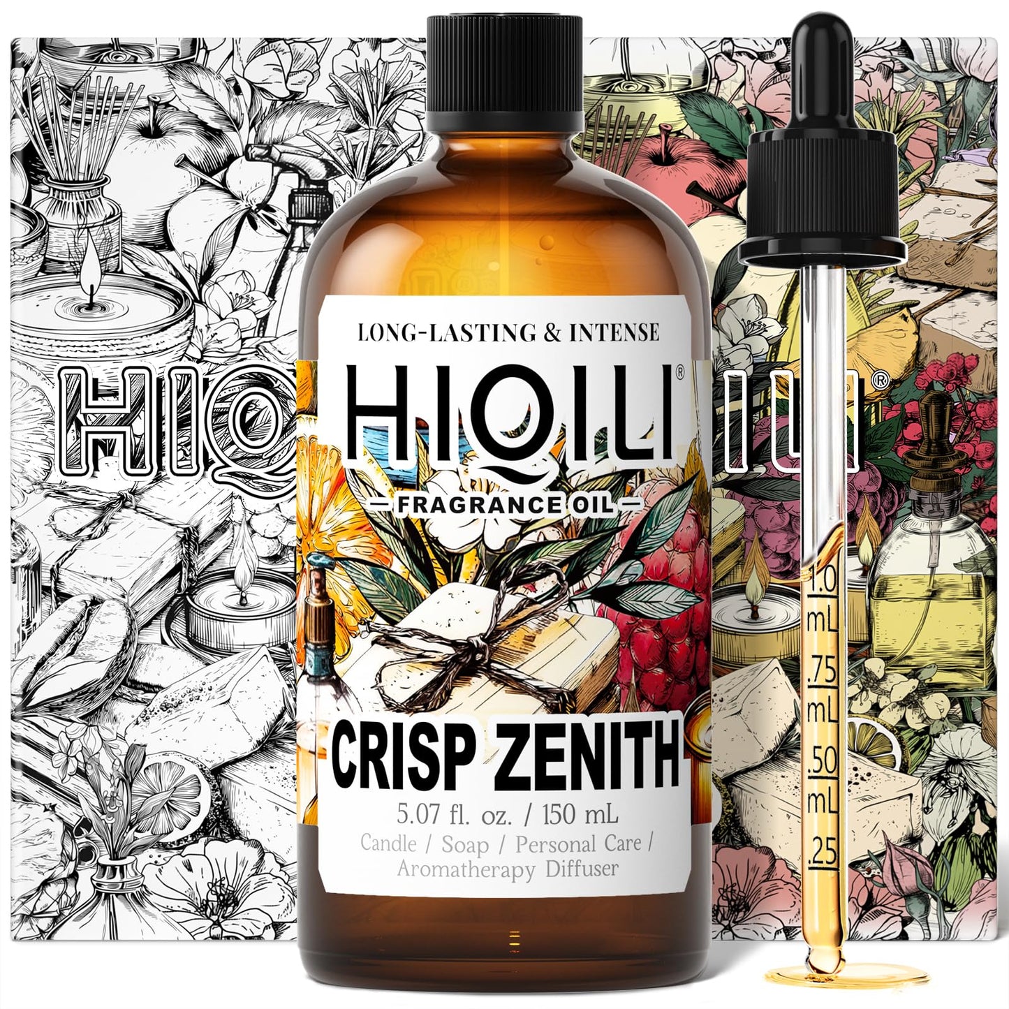 HIQILI Crisp Zenith Fragrance Oil for Diffusers – 5.07 oz