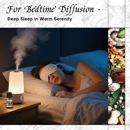 HIQILI Flower of The Dragon Diffuser Oil - Long-Lasting Refill for Humidifiers & Reed Diffusers, Hotel-Grade Scent, 0.34 Fl Oz