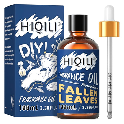HIQILI Fallen Leaves Fragrance Oil 100ml - Diffuser, Soap & Candles
