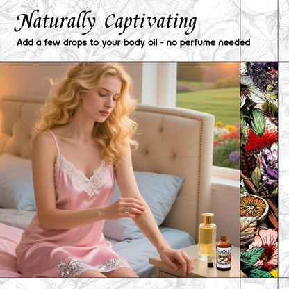 HIQILI Feral Rose Fragrance Oil – Candles & Diffusers, Inspired by Gr-Lain ROS.B-Bare