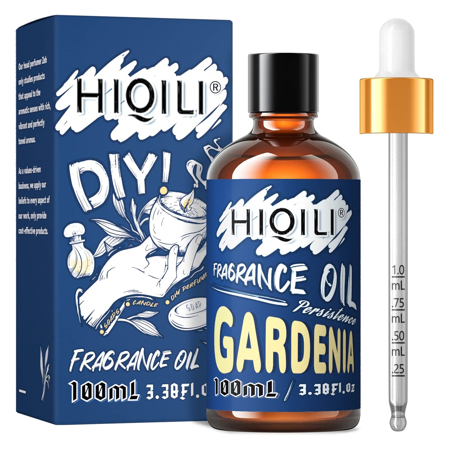 HIQILI Gardenia Fragrance Oil 100ml – Candle Making & Diffuser Scent