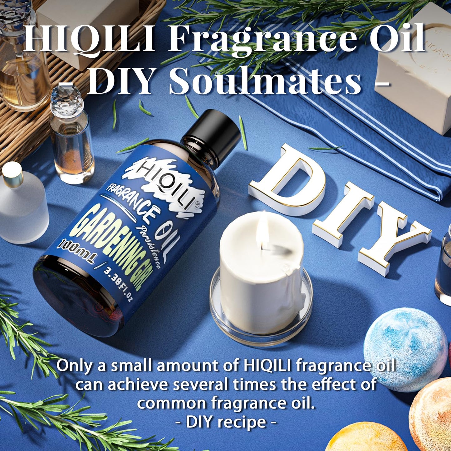 HIQILI Gardening Girl Fragrance Oil 100ml - Diffuser & Candle Making
