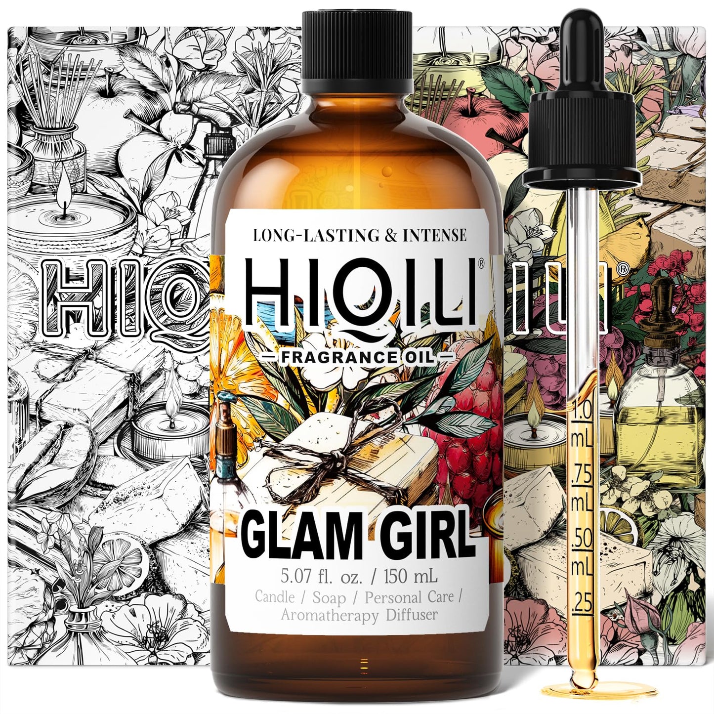HIQILI Glam Girl Fragrance Oil – Inspired by Her-rera G.Girl | 5.07 fl oz