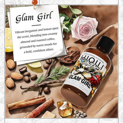 HIQILI Glam Girl Fragrance Oil – Inspired by Her-rera G.Girl | Candle, Soap & Diffuser, 1 oz