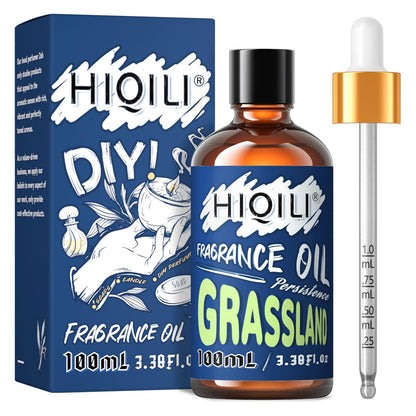 HIQILI Grassland Fragrance Oil 100ml - Diffuser & Candle Making