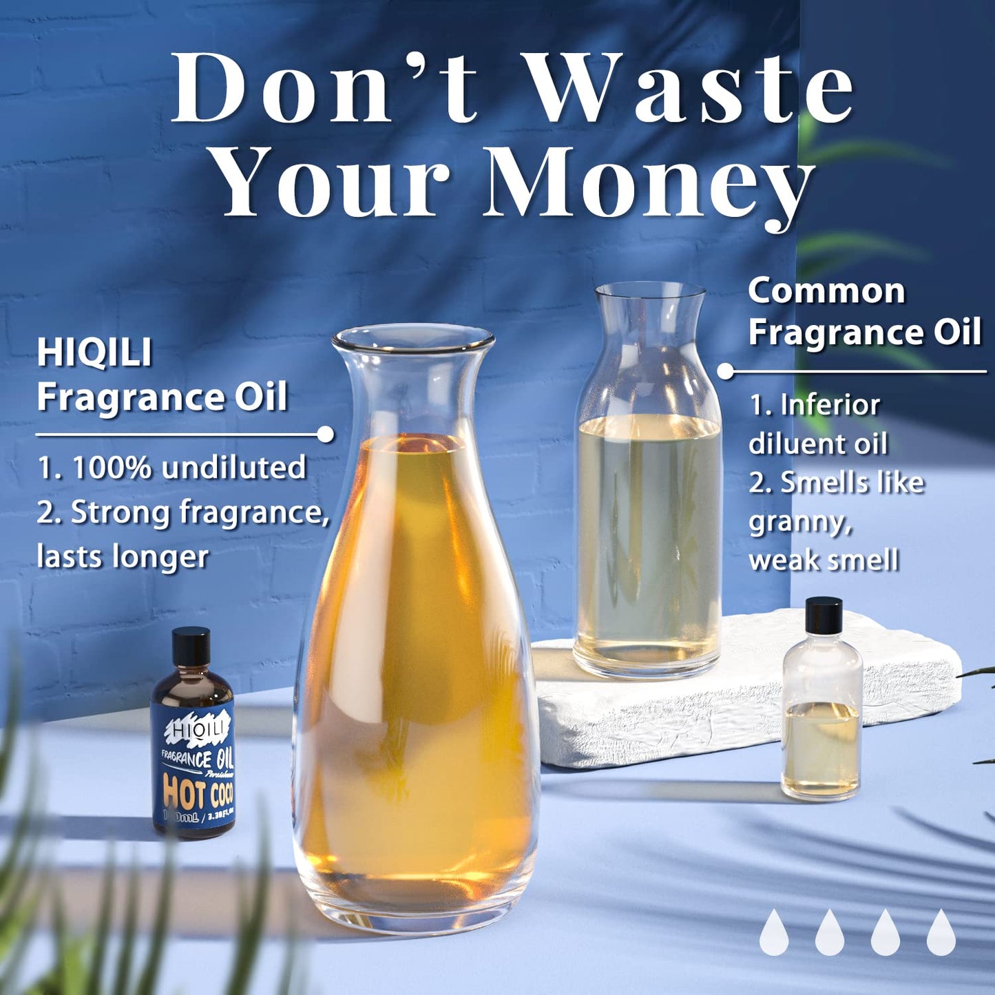 HIQILI Hot Coco Essential Oil 100ml | Winter Fragrance for Diffuser & DIY Candles