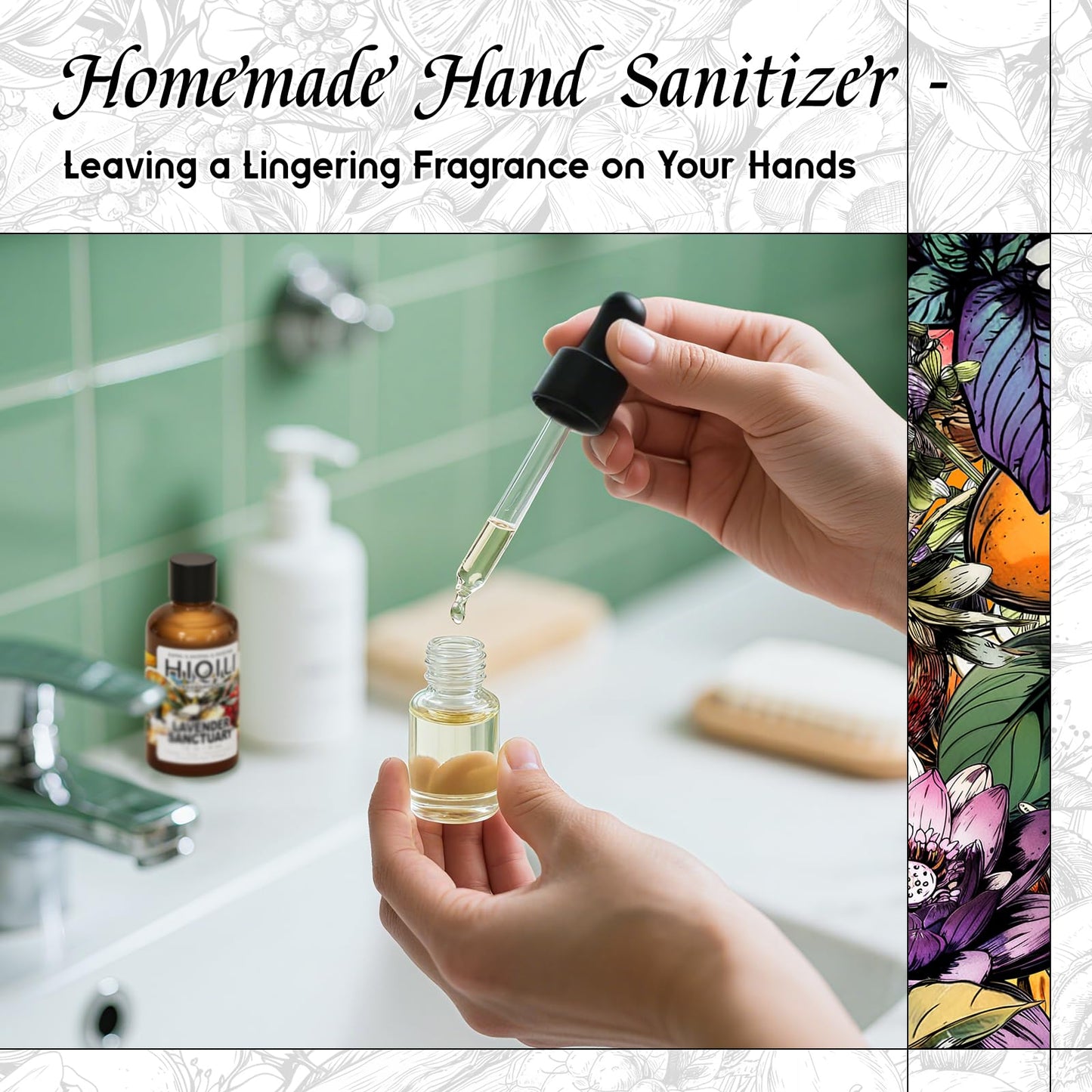 HIQILI Lavender Sanctuary Fragrance Oil – Diffuser, Candle & Soap (1 fl oz)