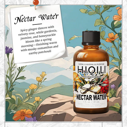 HIQILI Nectar Water Fragrance Oil – Jasmine & Osmanthus (1 fl oz)