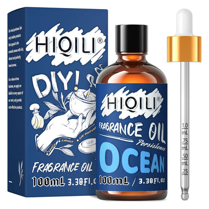 HIQILI Ocean Essential Oil 100ml – Fresh Ocean Fragrance for Diffusers