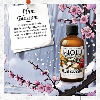 HIQILI Plum Blossom Fragrance Oil 1oz – Candle, Soap, Diffuser