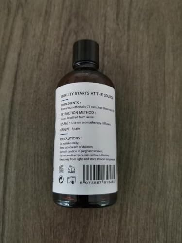 HIQILI Rosemary Essential Oil for Diffuser - 3.38 Fl Oz (Pack of 1)