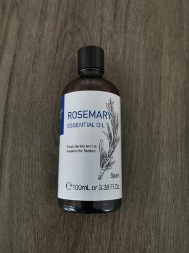 HIQILI Rosemary Essential Oil for Diffuser - 3.38 Fl Oz (Pack of 1)