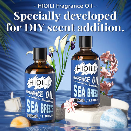 HIQILI Sea Breeze Essential Oil 100ml – Aromatherapy Diffuser Fragrance Oil