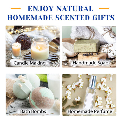 HIQILI Vanilla Essential Oil - 100ml, Undiluted Pure Vanilla Aroma for Diffusers, DIY Cosmetics, Candles & Soaps