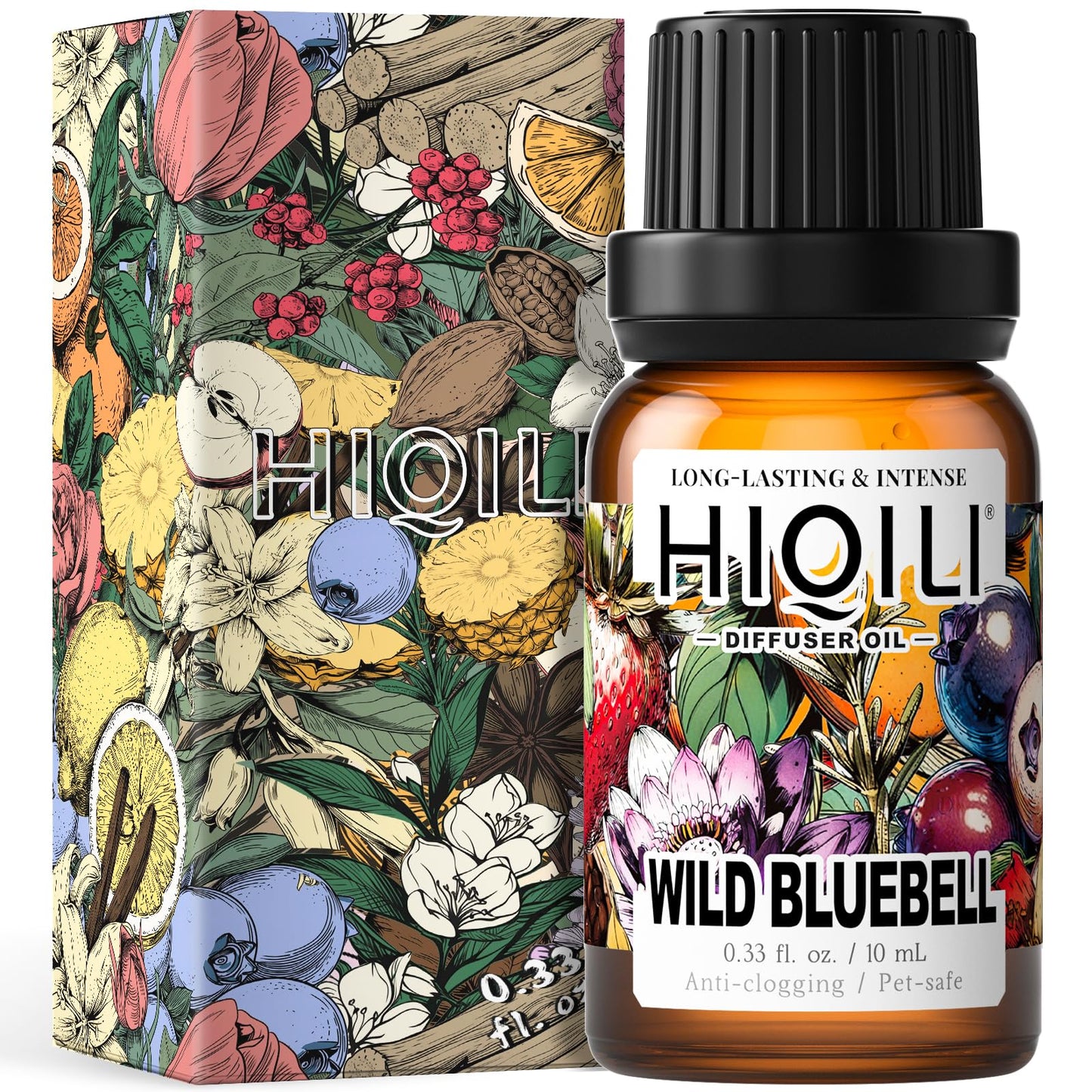 HIQILI Wild Bluebell Diffuser Oil for Scent Diffusers - Inspired by Jo Malone's Work & Relax, 0.34 Fl Oz