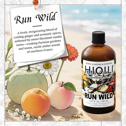 HIQILI Run Wild Fragrance Oil – Candle & Soap Making Inspired by Cl.Klein E-Scape
