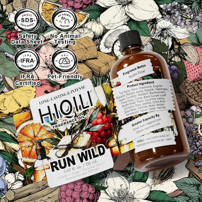 HIQILI Run Wild Fragrance Oil – Candle & Soap Making Inspired by Cl.Klein E-Scape